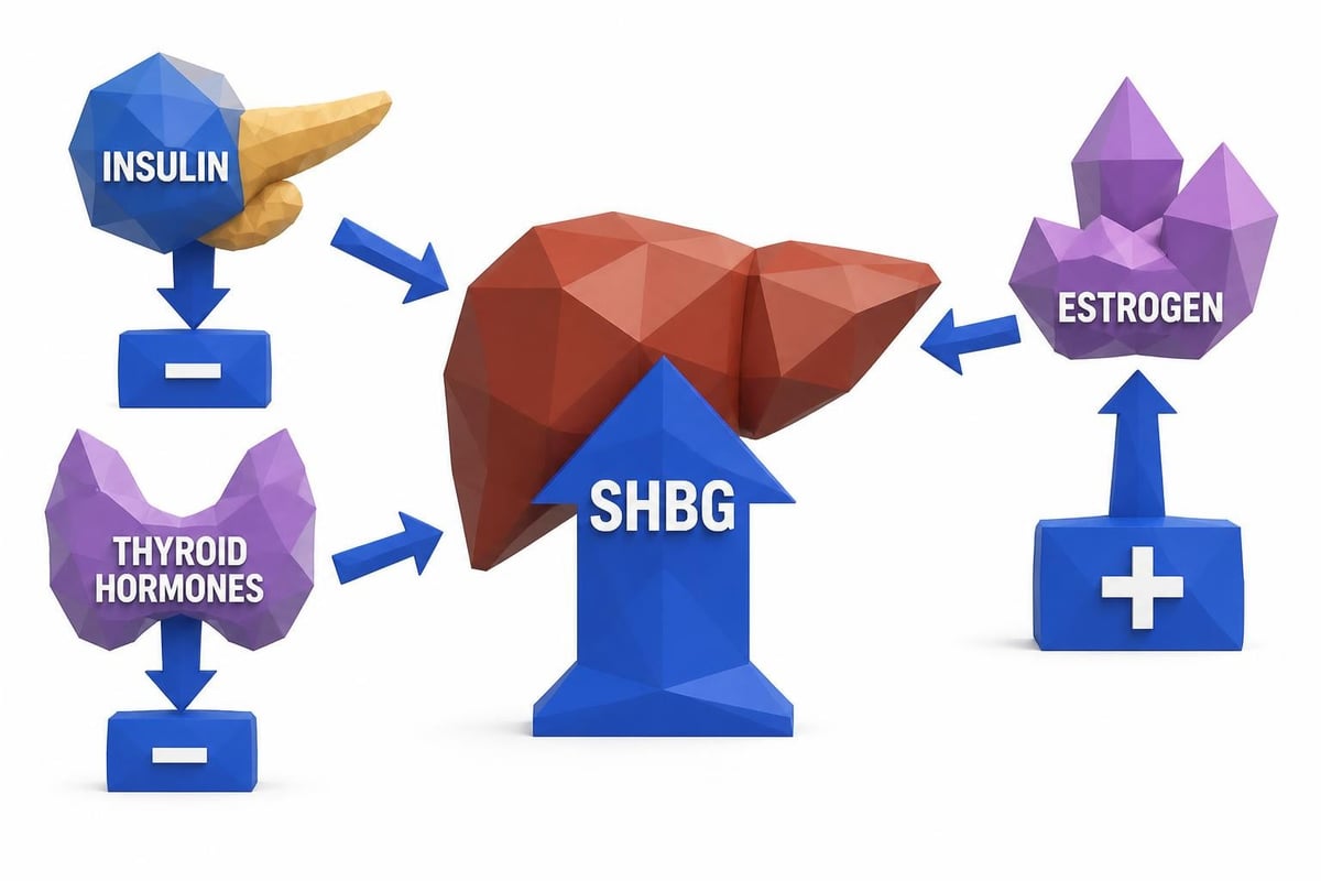SHBG regulation factors