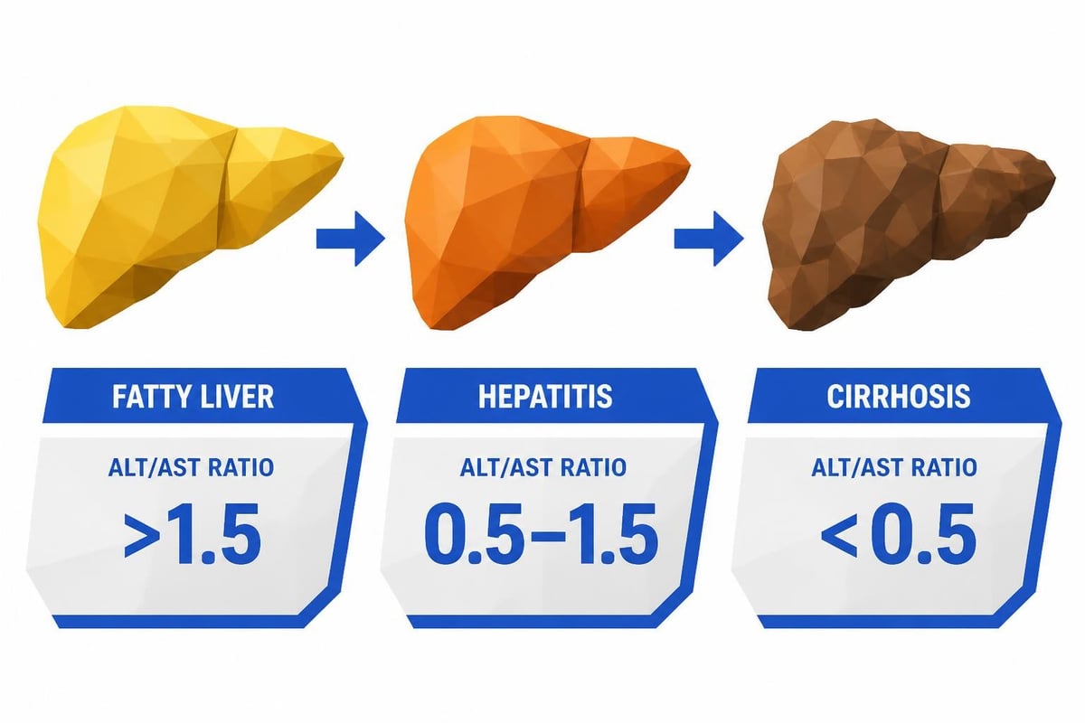 Disease progression and ratio changes