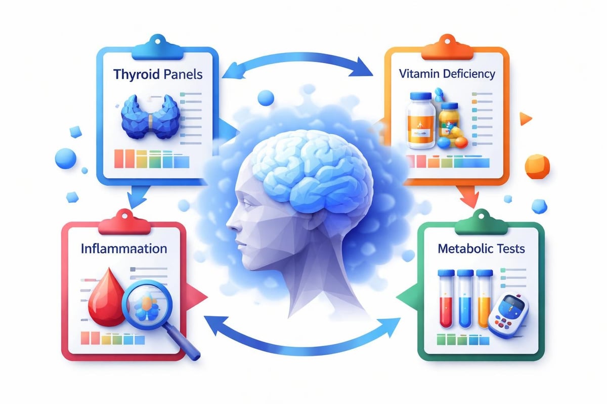 Essential blood tests revealing brain fog causes