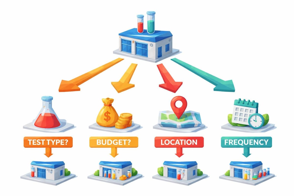 Lab testing decision tree