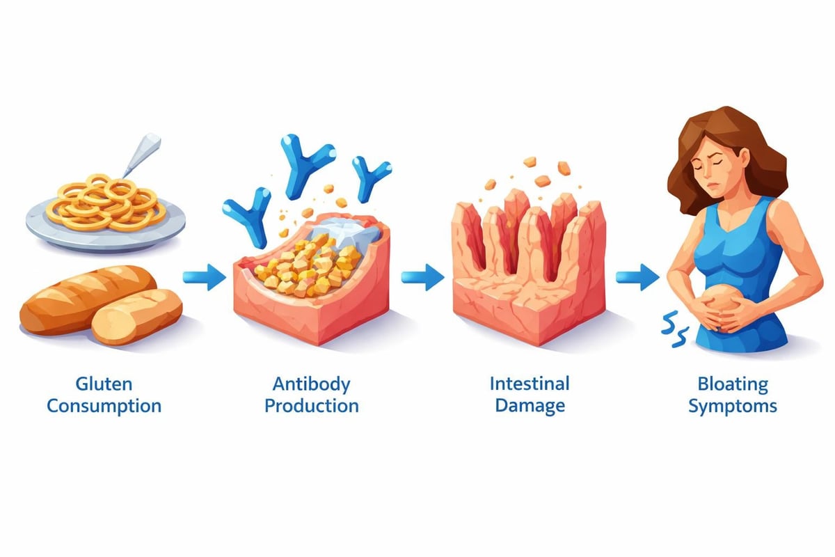 Celiac disease mechanism