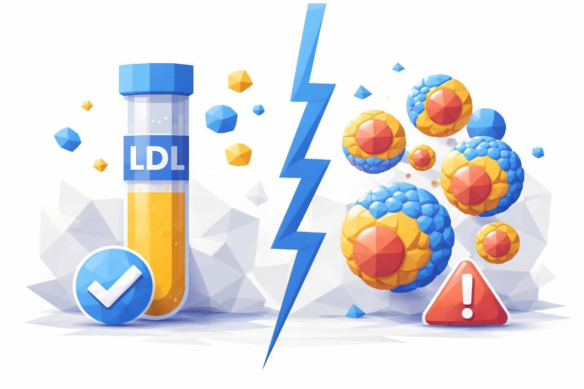 LDL cholesterol versus ApoB particle count