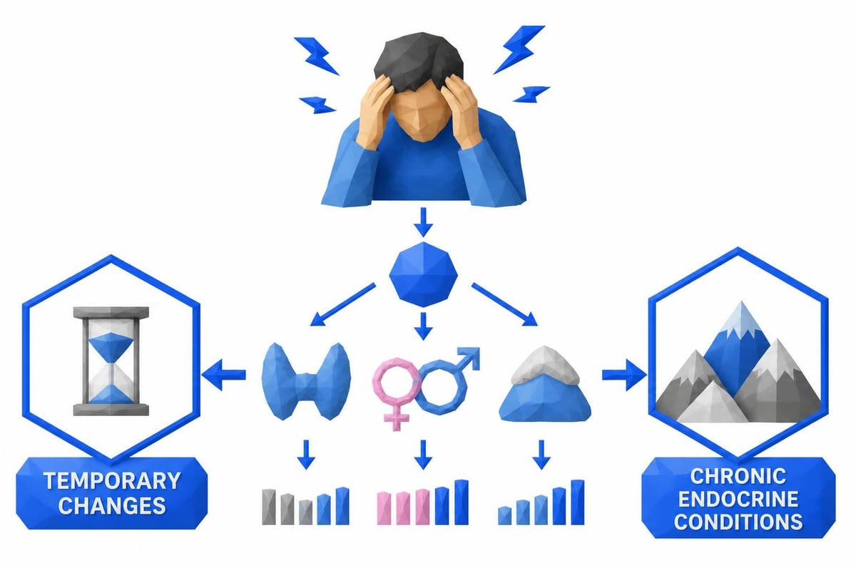 Hormone disruption during illness