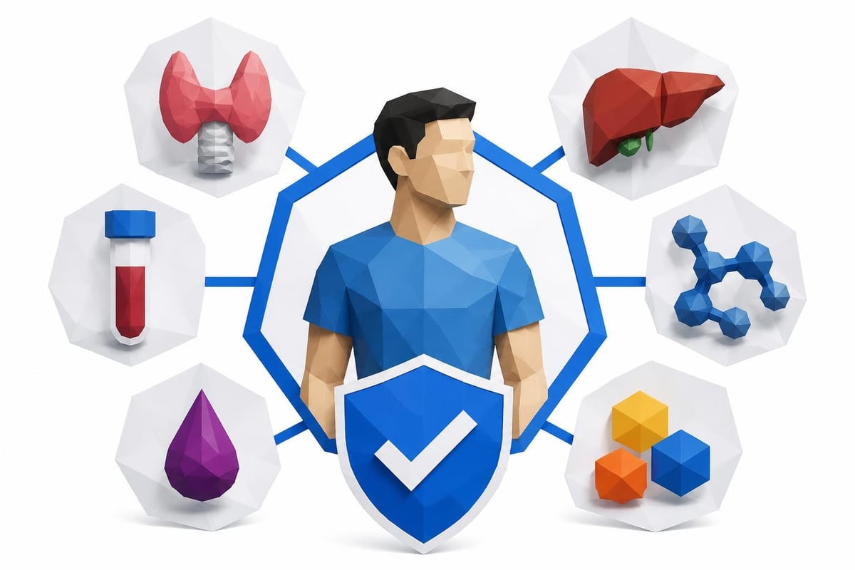 Comprehensive wellness panel markers