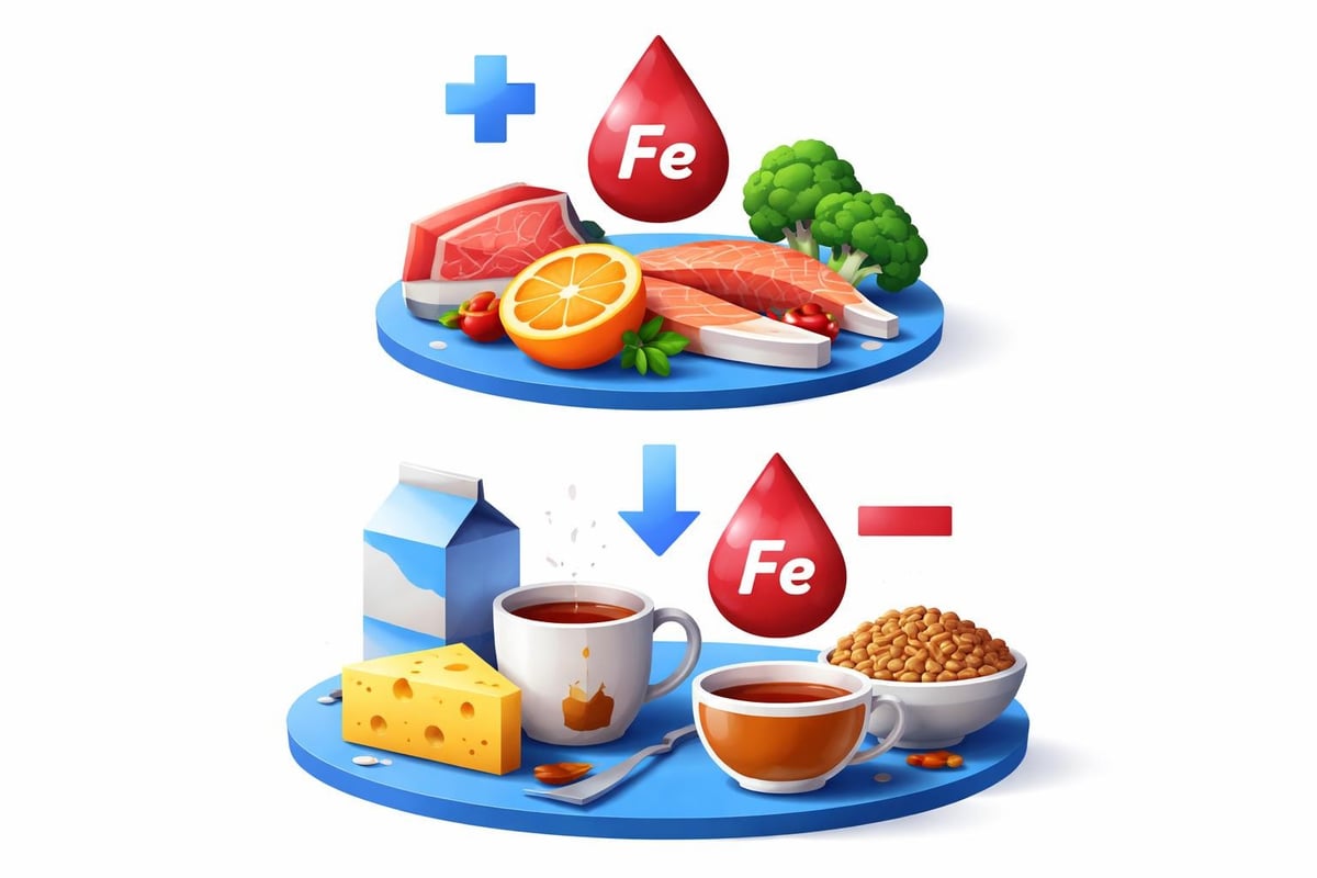 Iron absorption factors