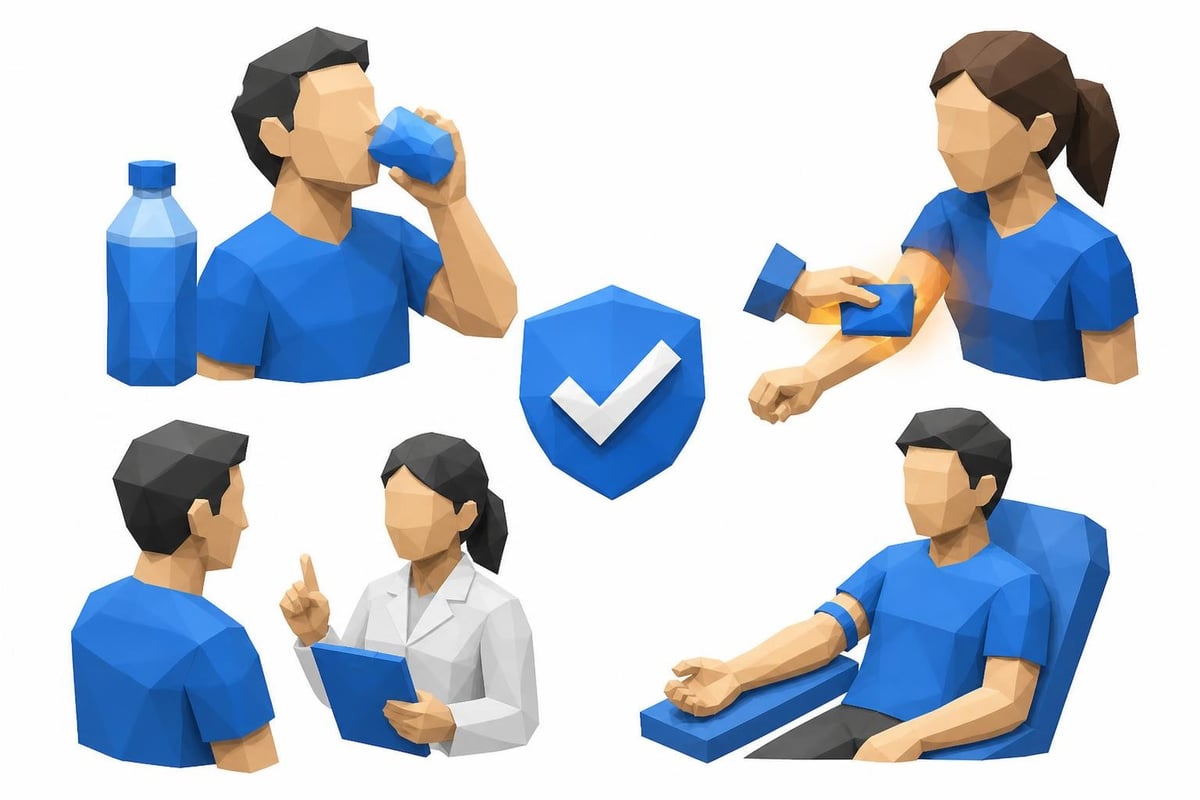 Patient preparation for lab testing