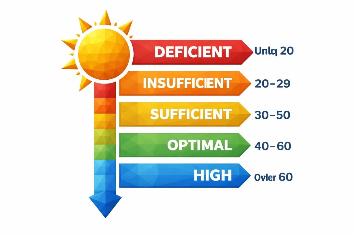 Vitamin D test result ranges
