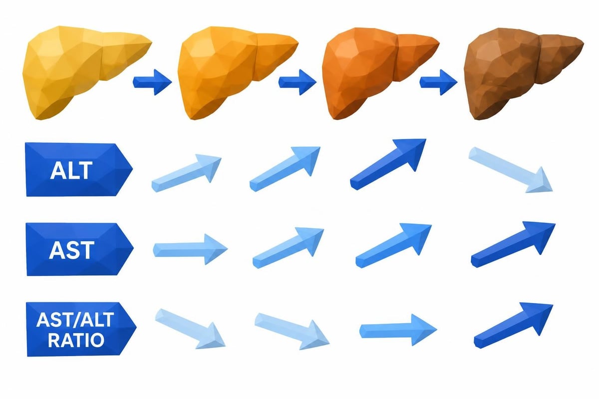 Liver enzyme patterns
