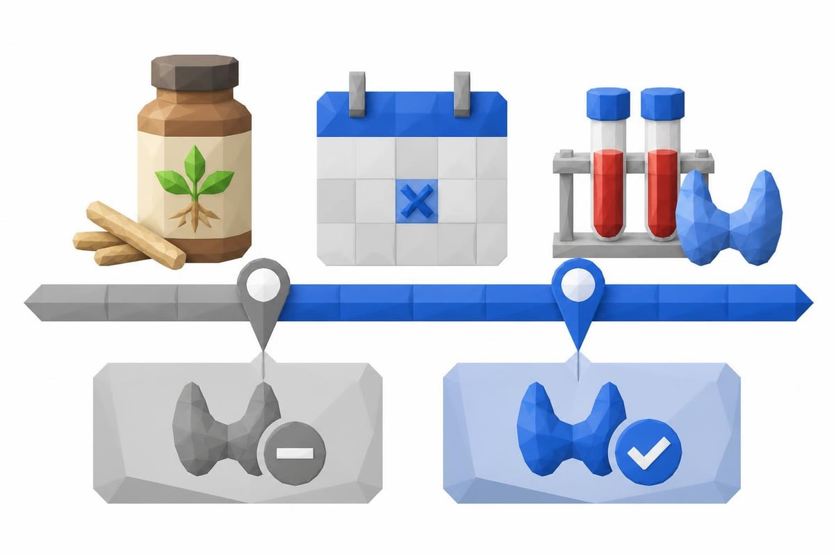 Thyroid testing preparation timeline