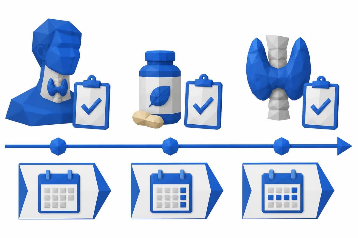 Thyroid monitoring schedule