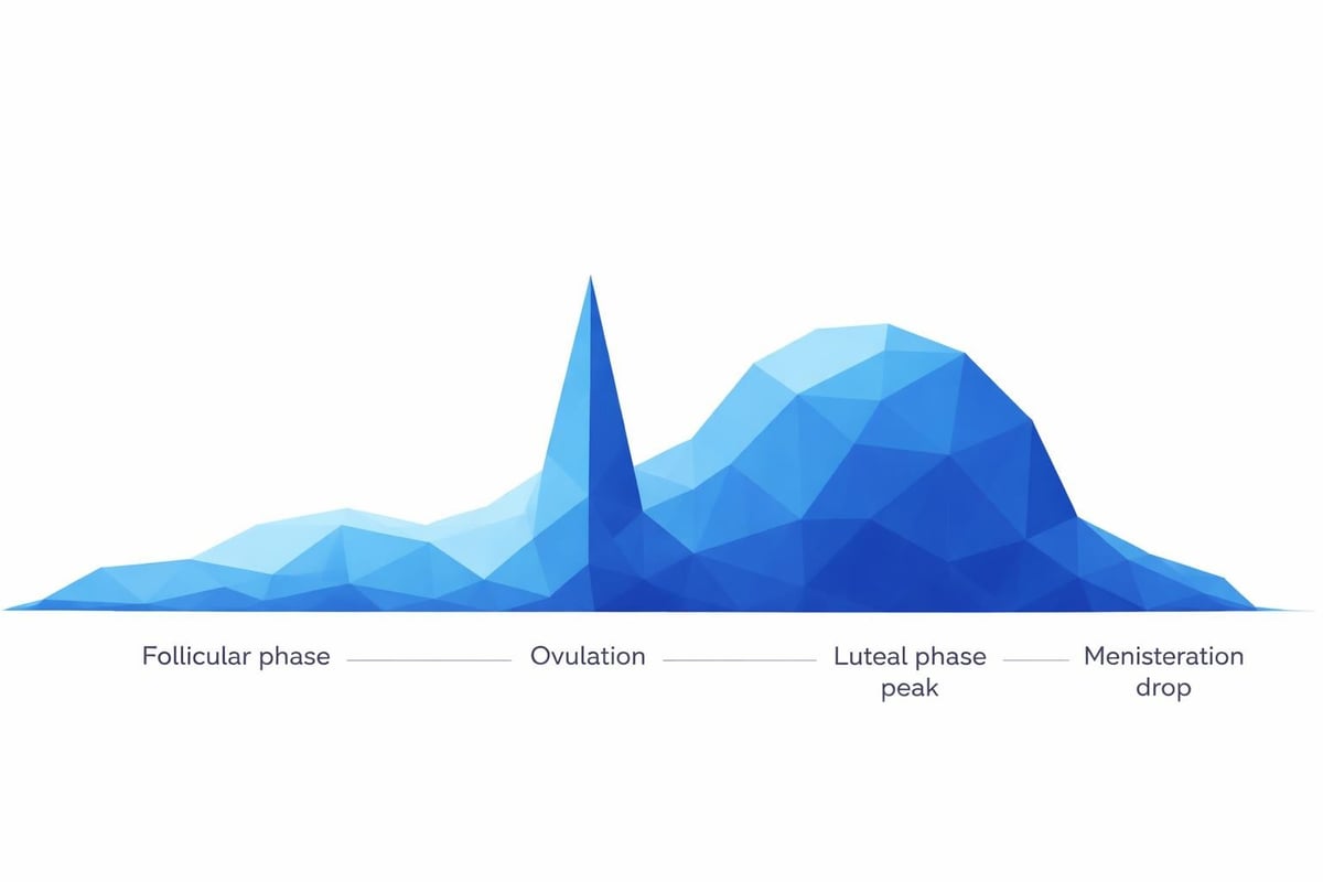 Progesterone fluctuation timeline