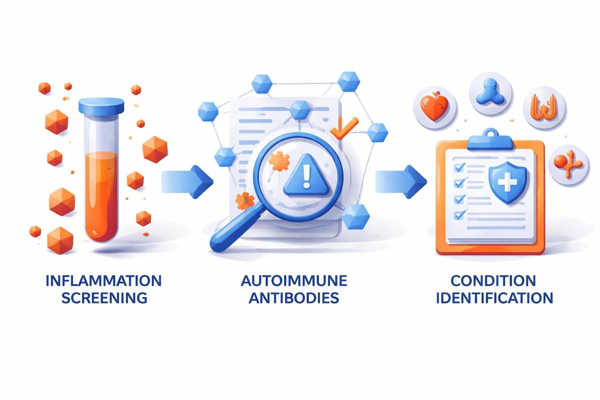 Autoimmune and inflammation test interpretation