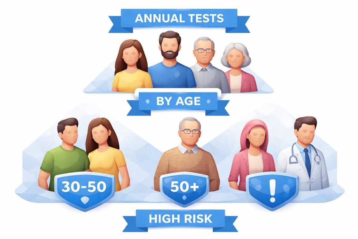 Blood test frequency guide