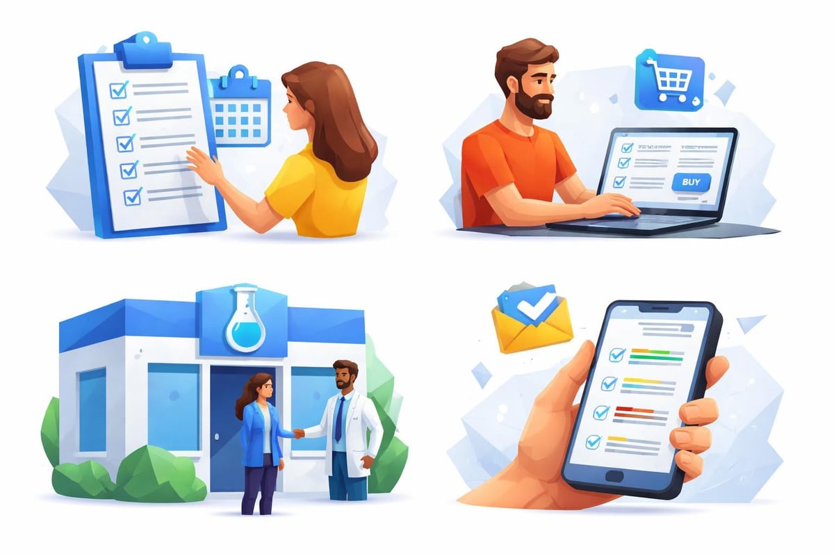 Ordering process workflow
