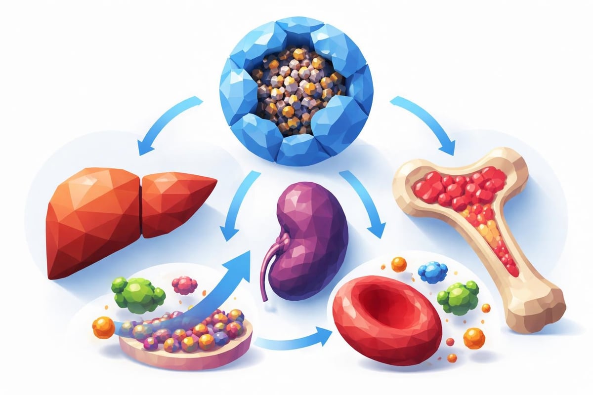 Ferritin storage mechanism