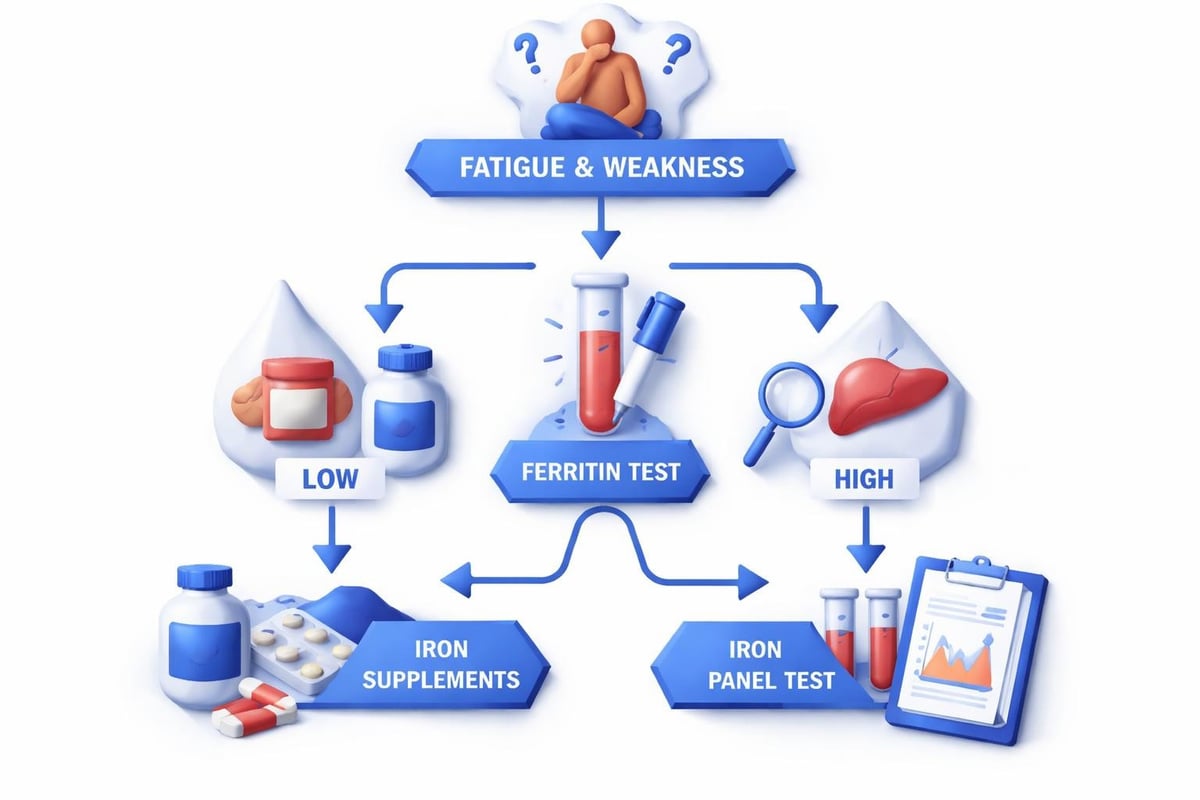 Iron testing workflow