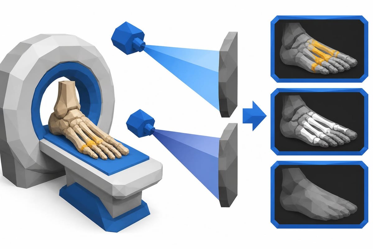 DECT imaging for gout detection