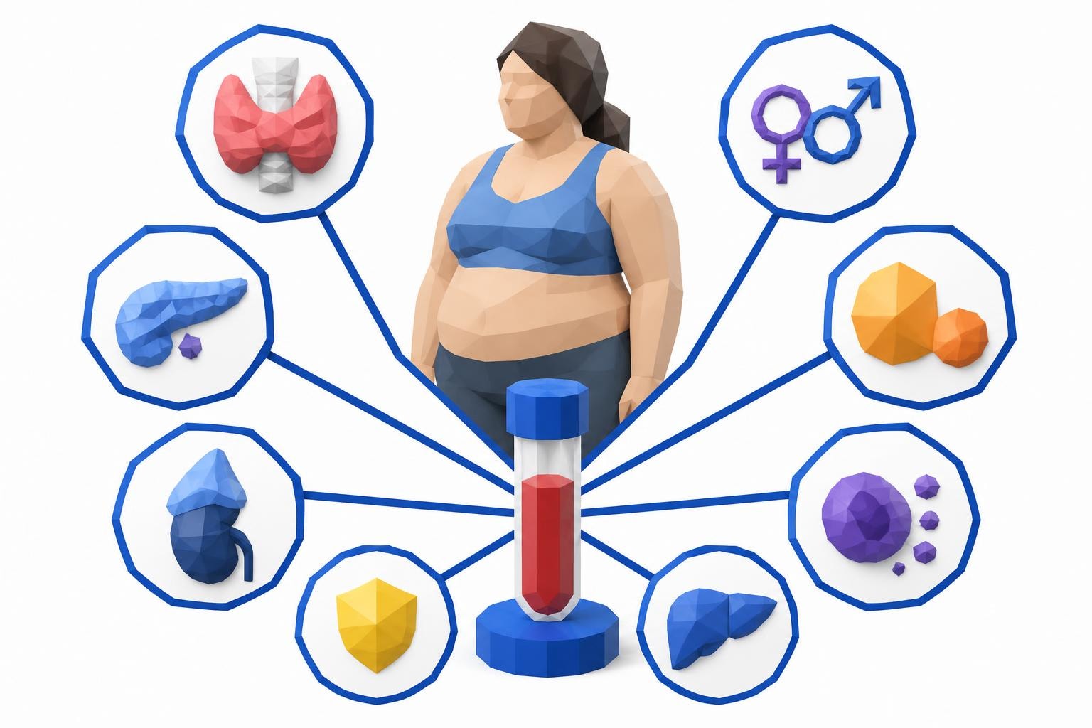 Unexplained Weight Gain: 7 Blood Tests That Find the Cause