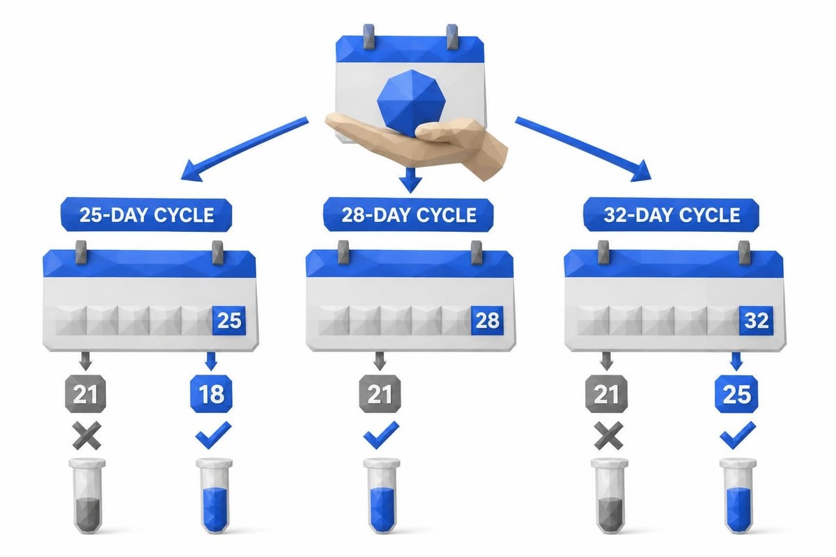Day 21 progesterone timing