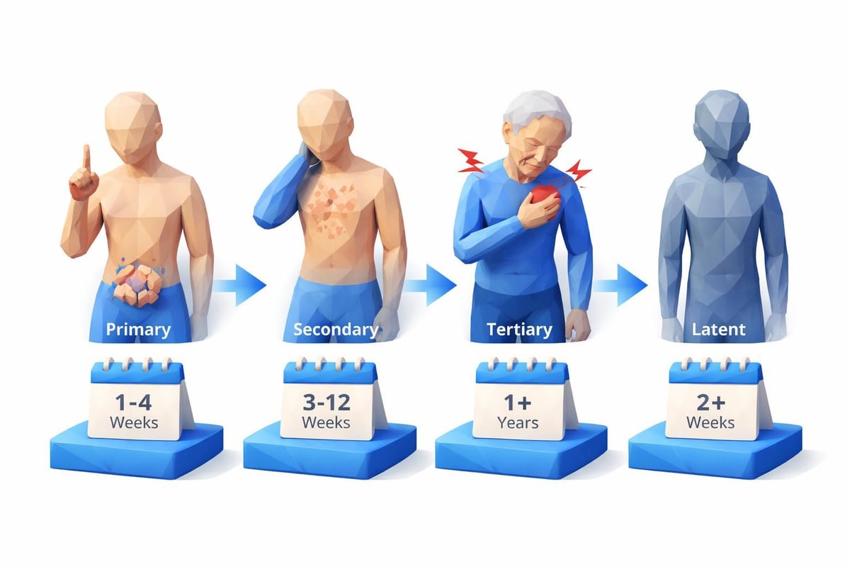 Syphilis testing timeline