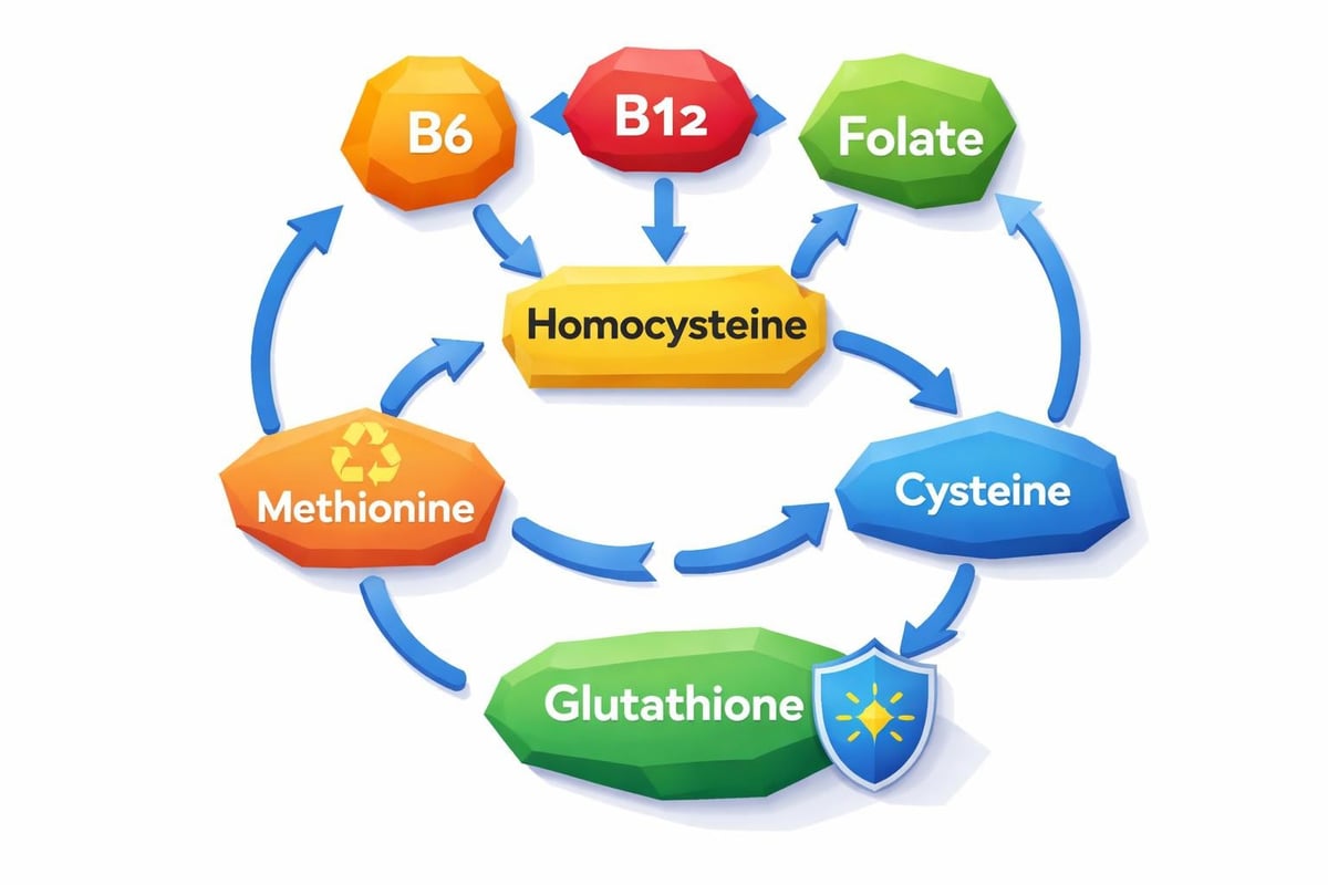 Homocysteine metabolism pathway