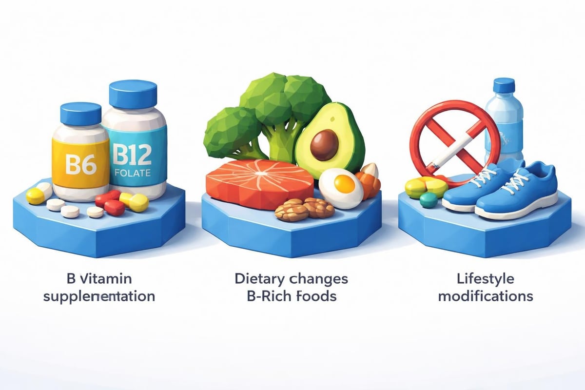 Homocysteine reduction strategies