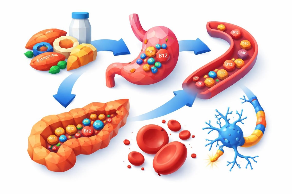 B12 absorption pathway