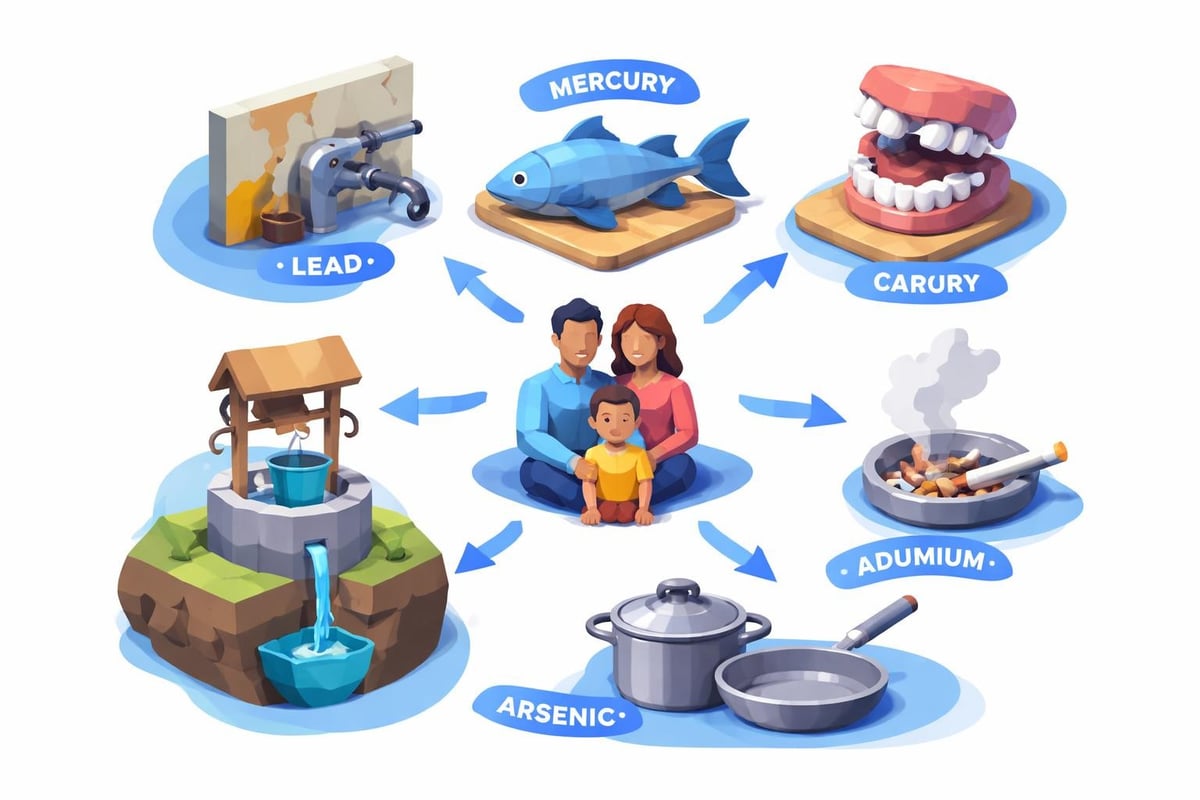 Common heavy metal sources