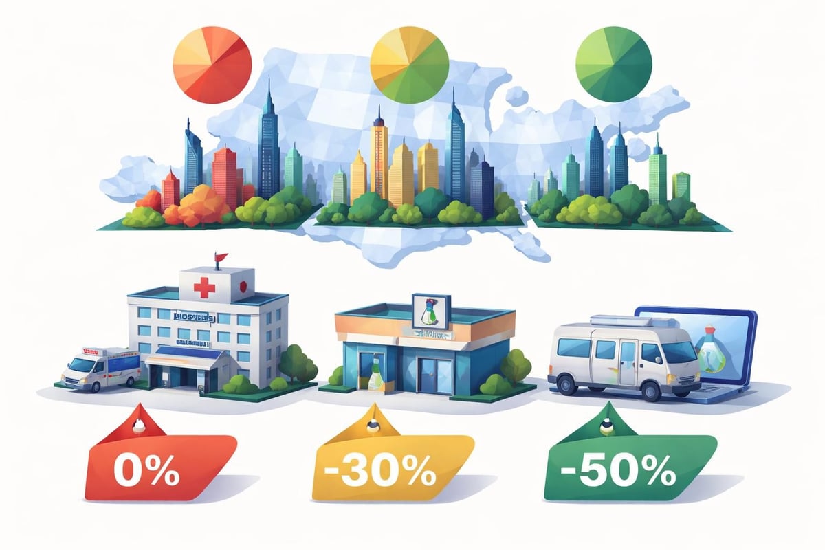 Regional lab pricing differences