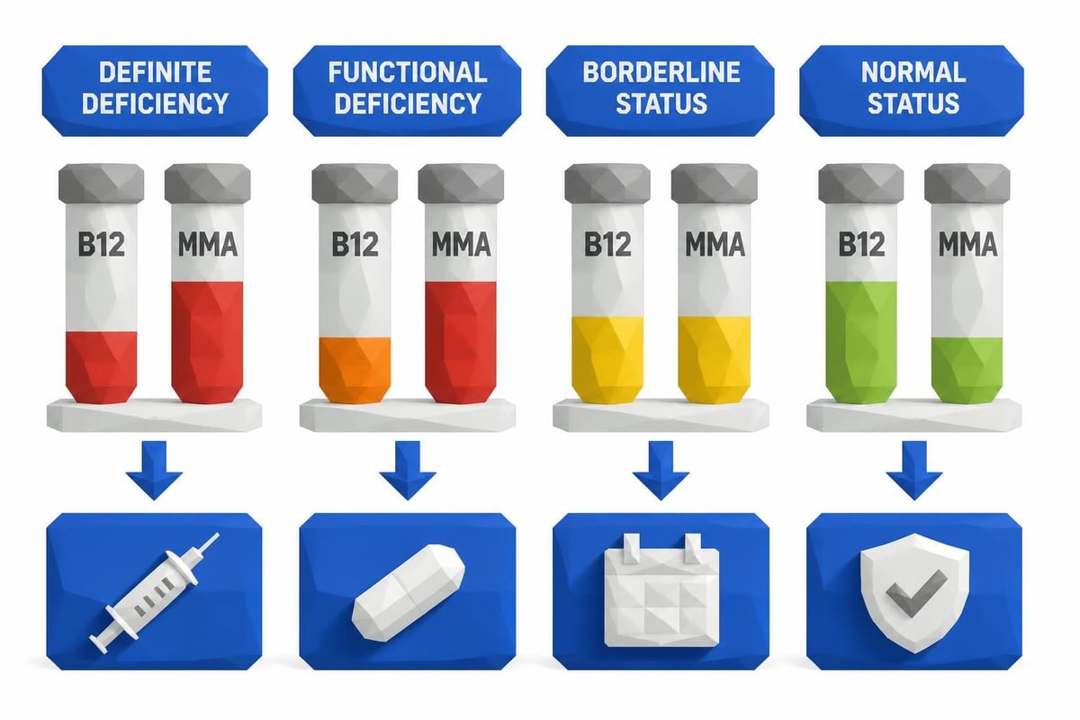 B12 test result interpretation