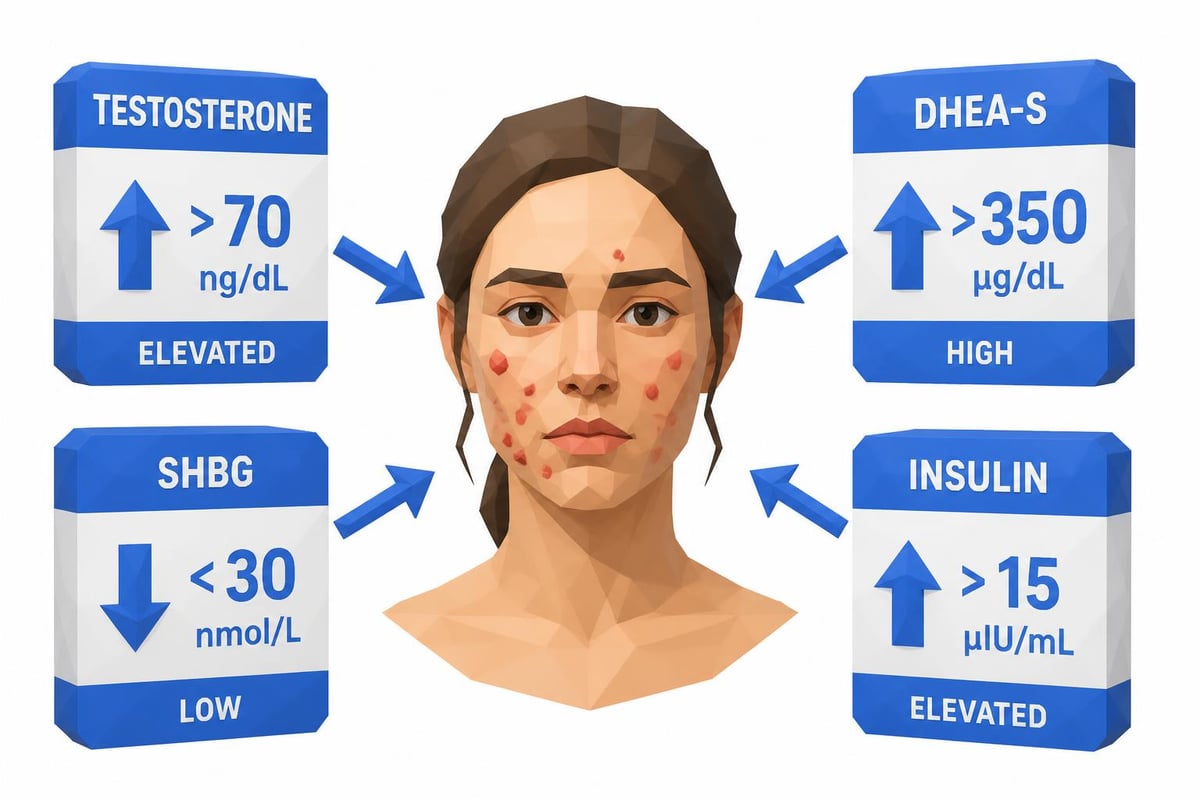 Hormone test result interpretation