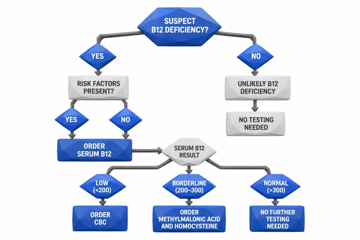 Comprehensive B12 testing strategy