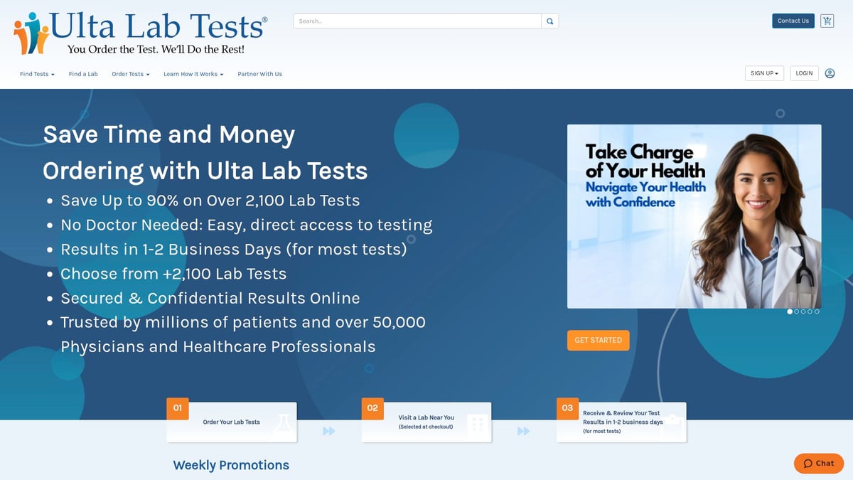 7 Best Cheap Blood Testing Near Me Options in 2026 - Ulta Lab Tests
