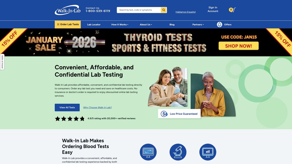 7 Best Cheap Blood Testing Near Me Options in 2026 - Walk-In Lab