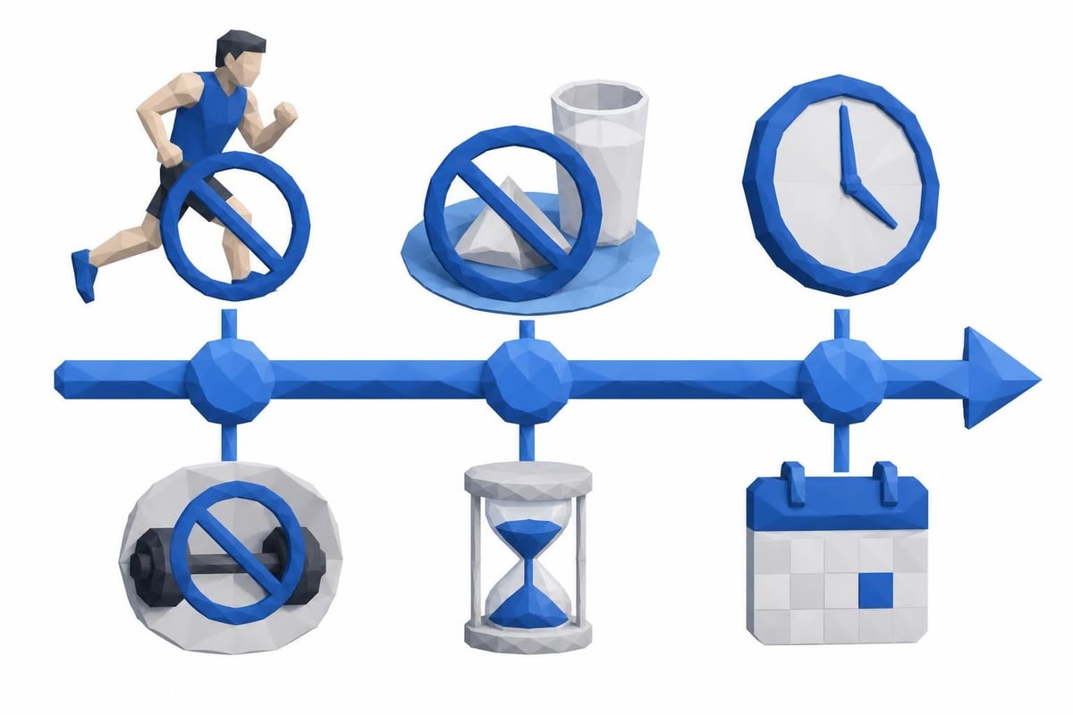 Blood test preparation timeline