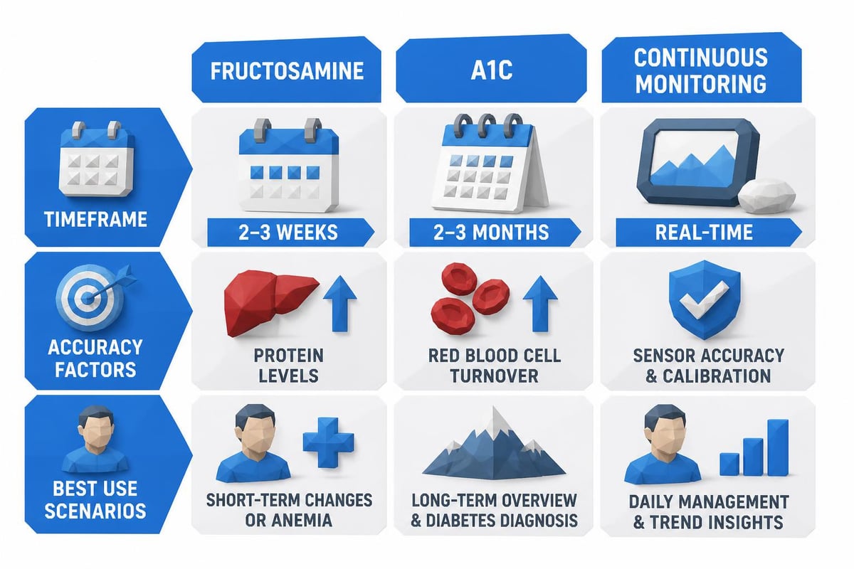 Glucose monitoring test comparison