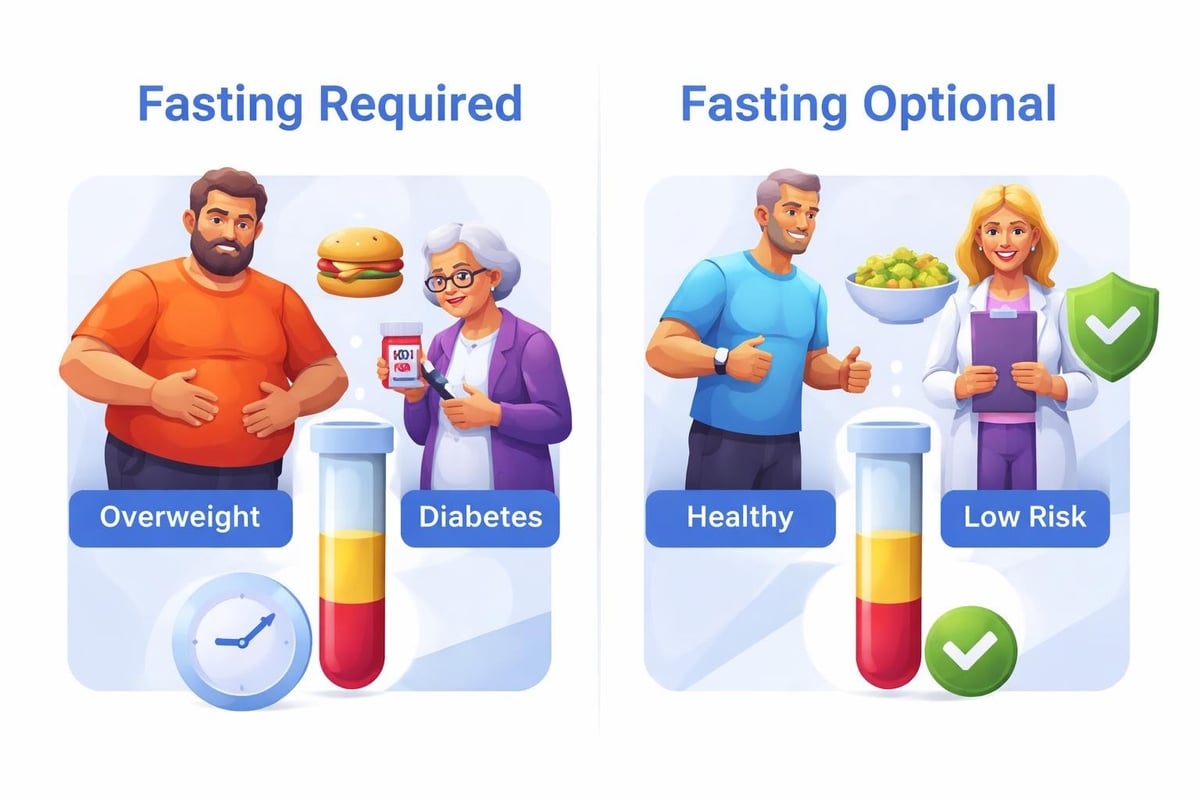 Patient scenarios for fasting