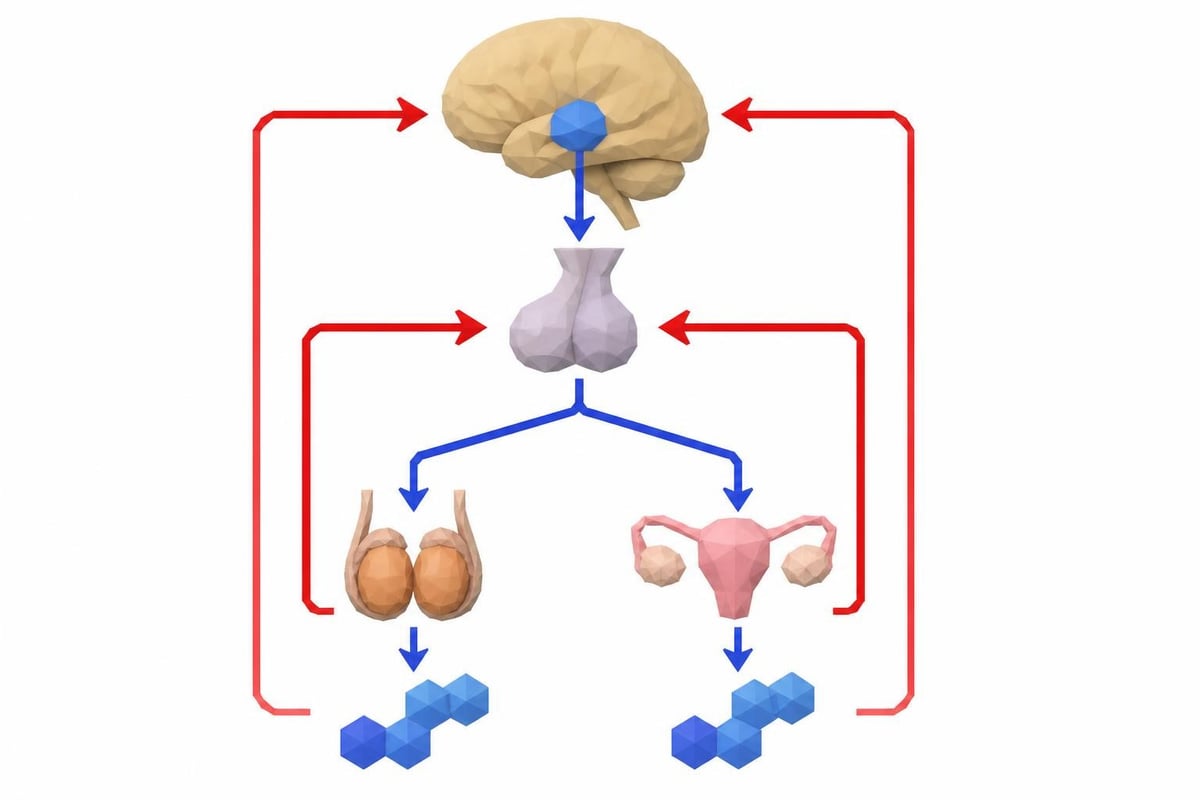 Testosterone hormone regulation system