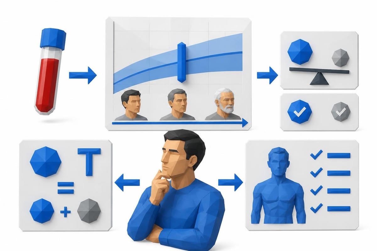 Testosterone test interpretation