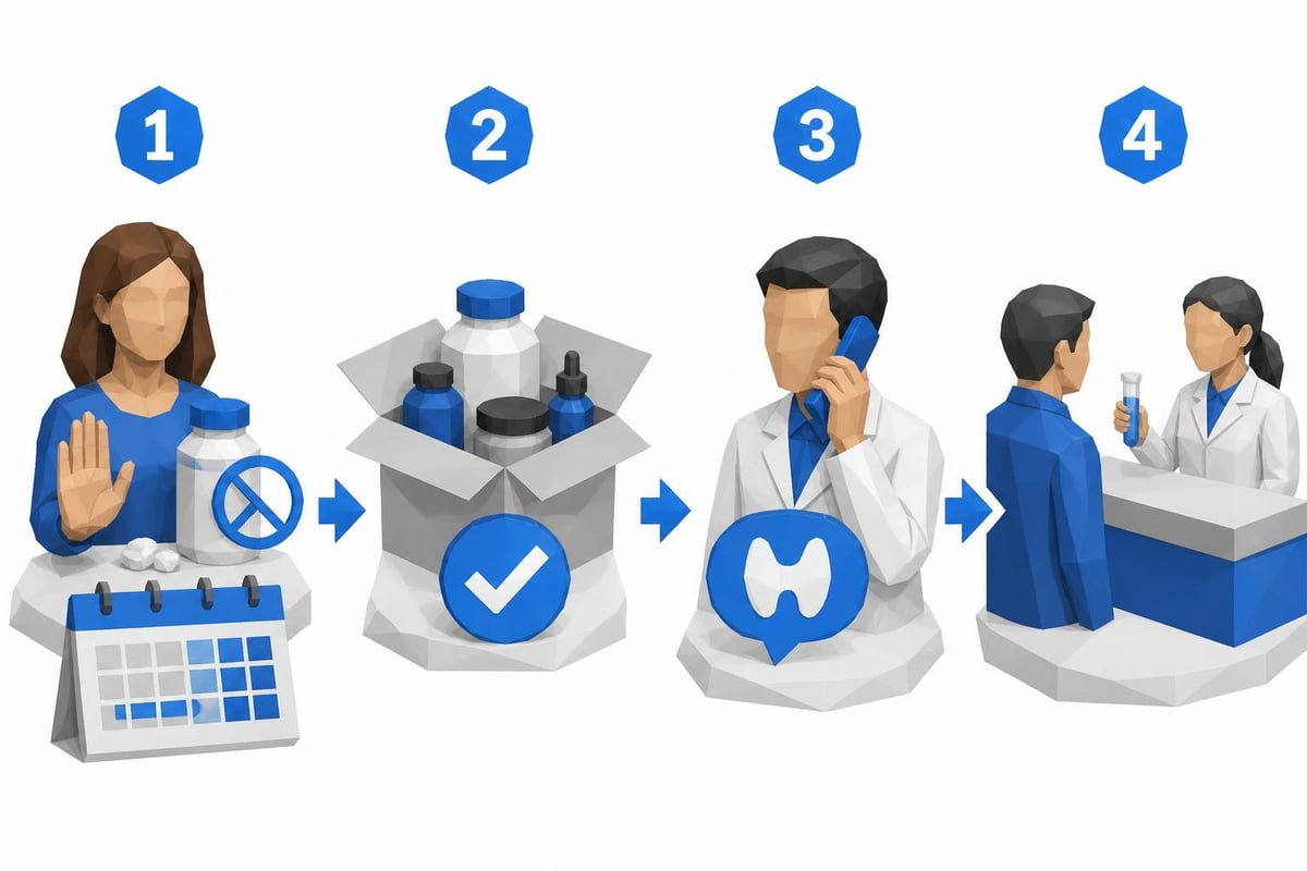 Pre-test preparation checklist