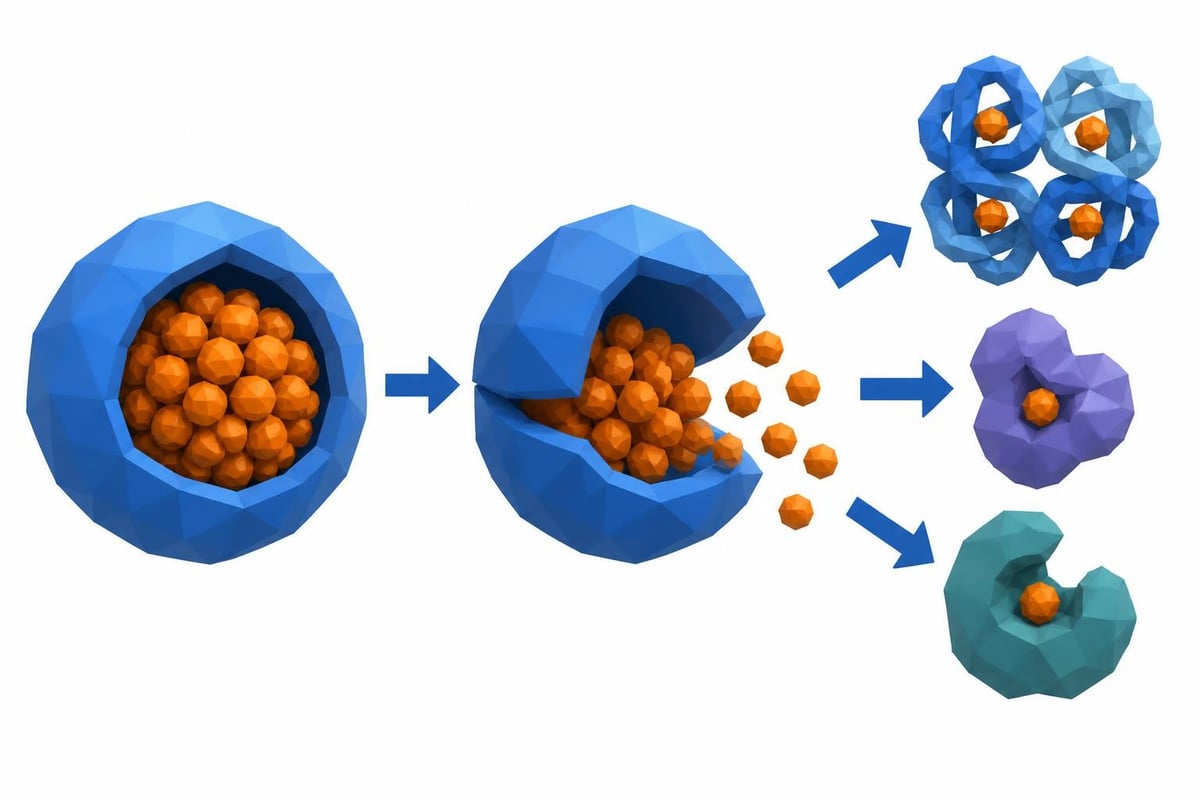 Ferritin storage and release mechanism