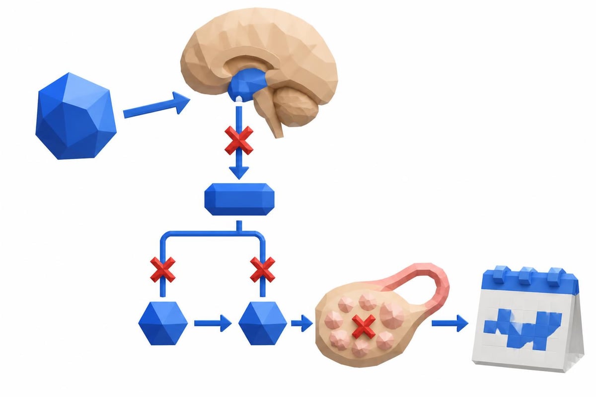 Prolactin disrupting hormonal balance