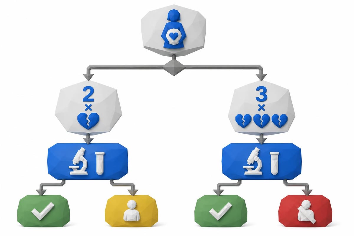 Testing timeline decision points