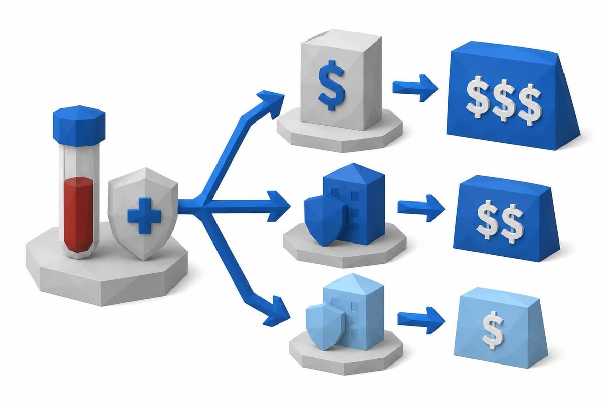 Insurance negotiation impact on test pricing