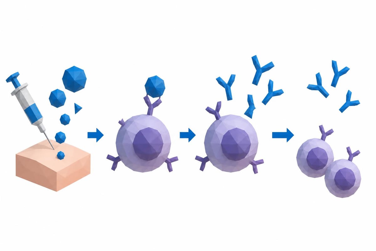 Hepatitis B antibody development