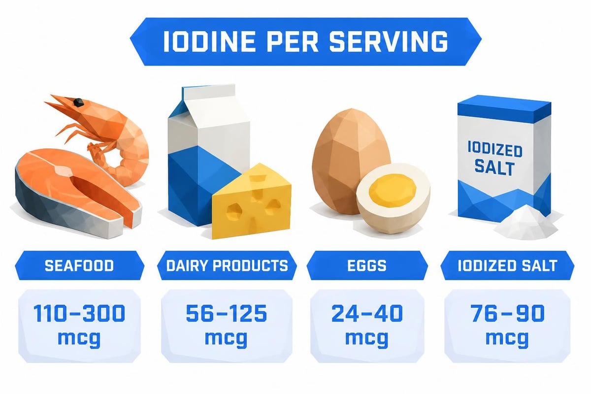 Dietary iodine sources