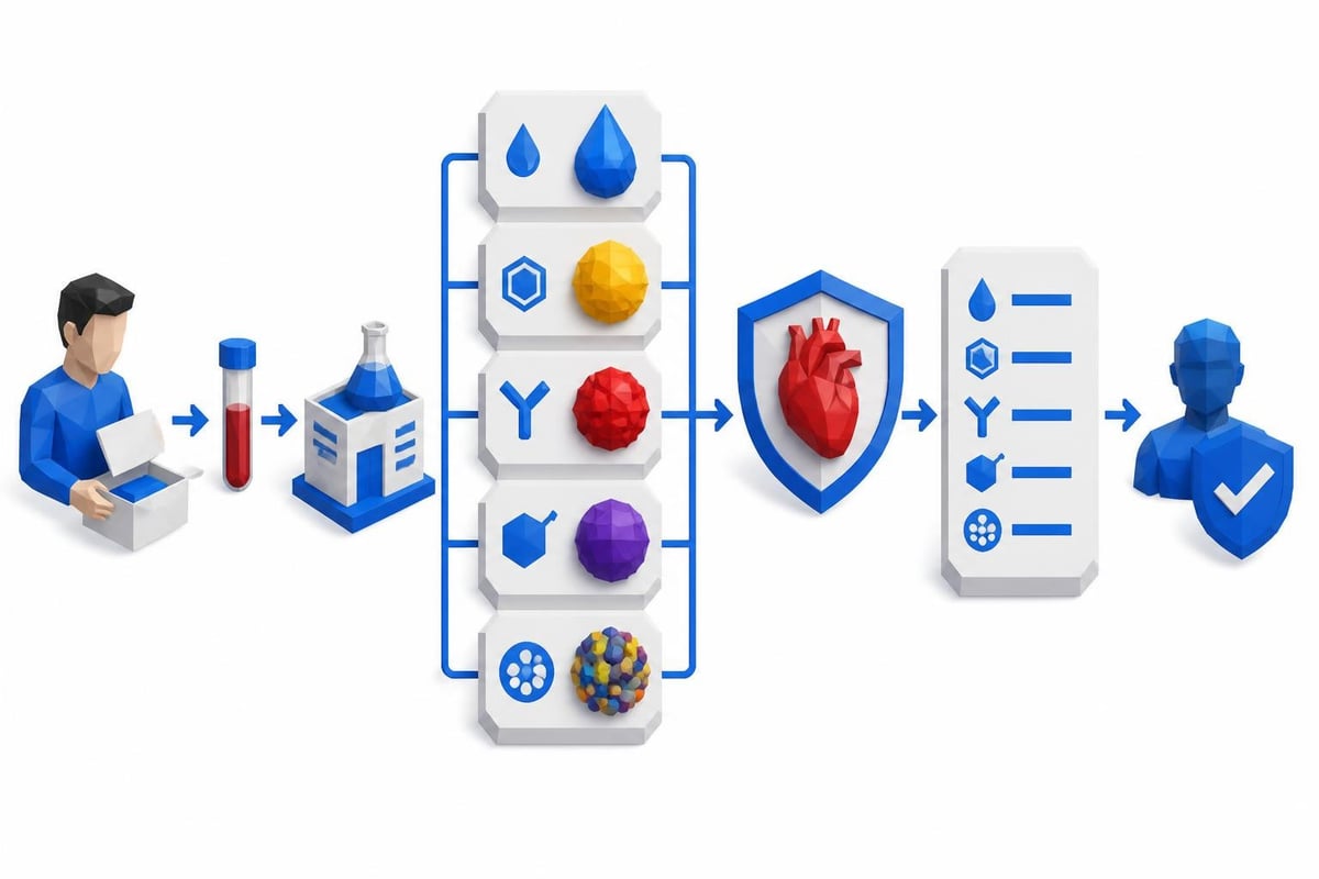 Comprehensive cardiovascular testing approach