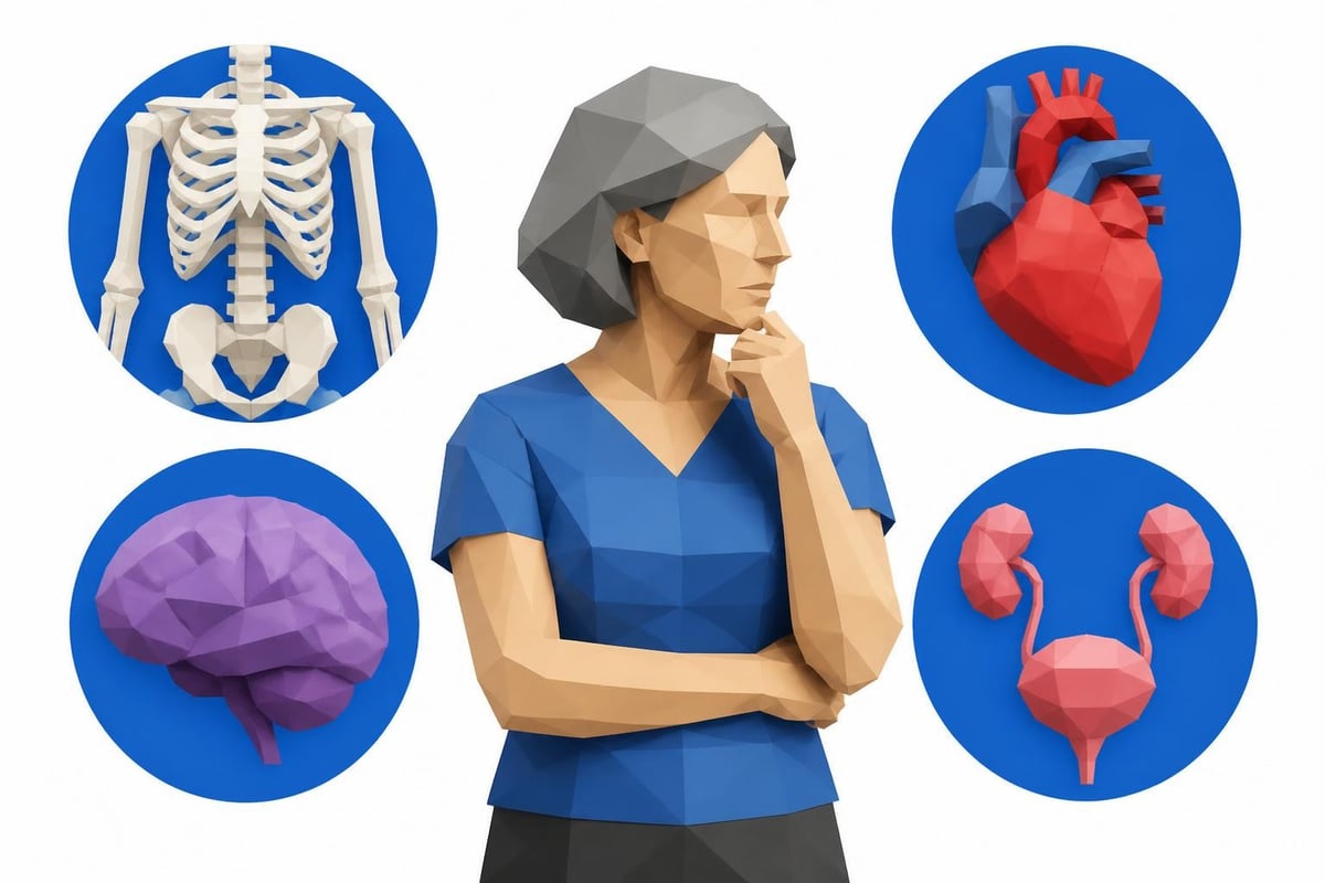Health effects of postmenopausal estradiol decline
