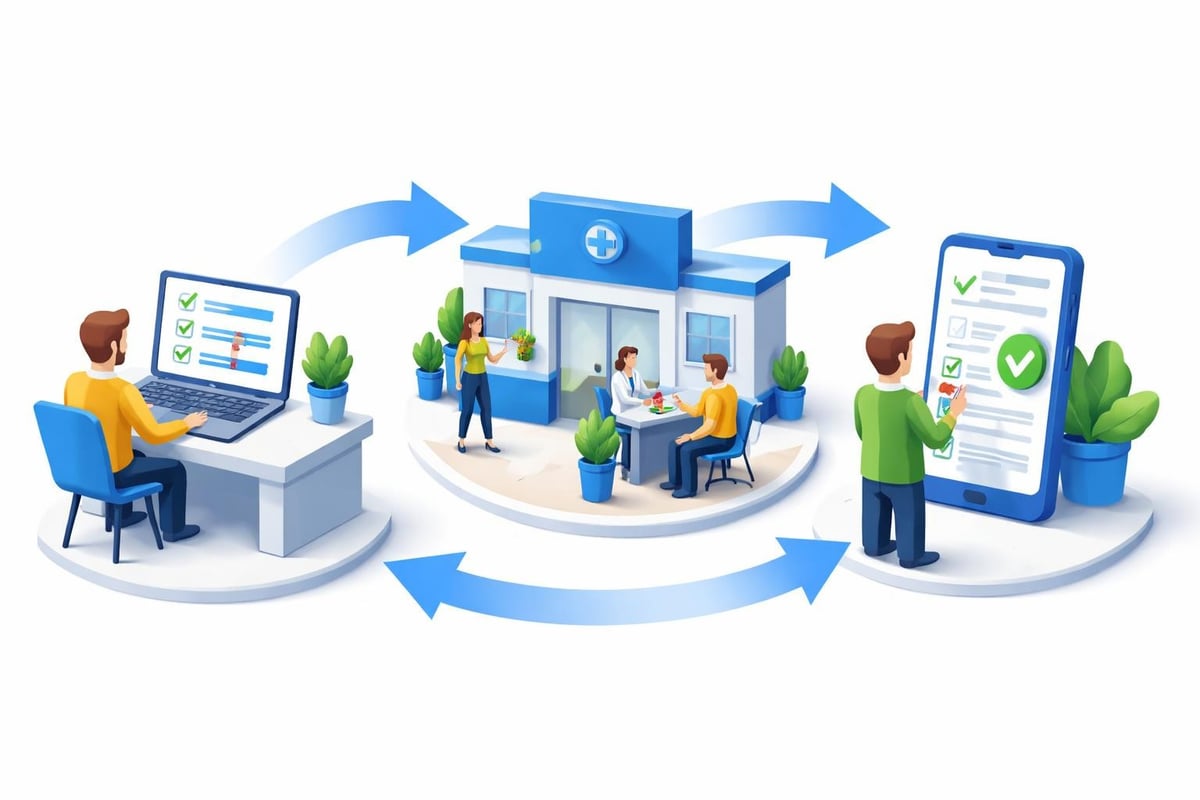 Quest self order process flow