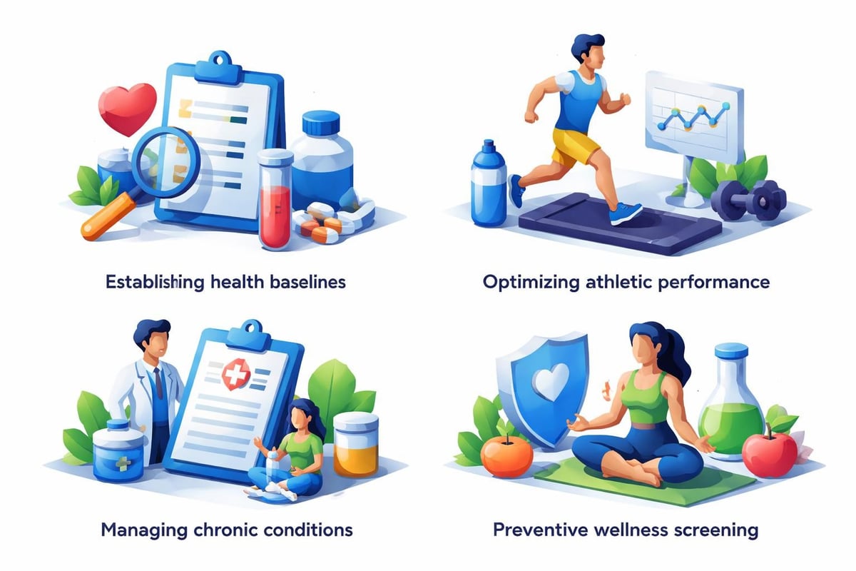 Common uses for self-ordered labs